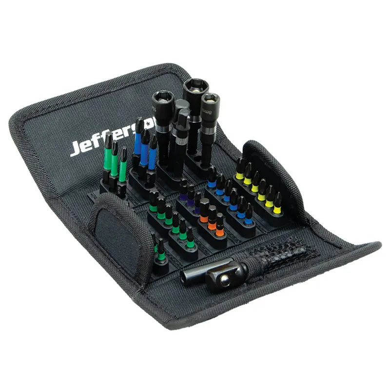 Jefferson Impact Screwdriver Bit Set | 43 piece