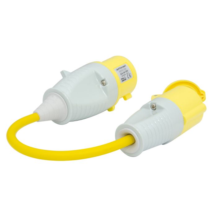 Jefferson 110v 32A Plug To 16A Socket Fly Lead