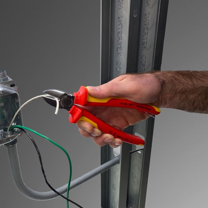 Knipex 7006 Insulated Multi-component Grip Diagonal Cutter
