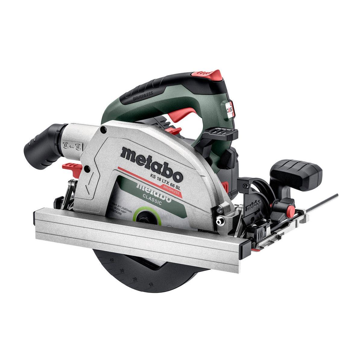 Metabo Cordless Circular Saw KS 18 LTX 66 BL 18V Body Only in MetaBOX Case