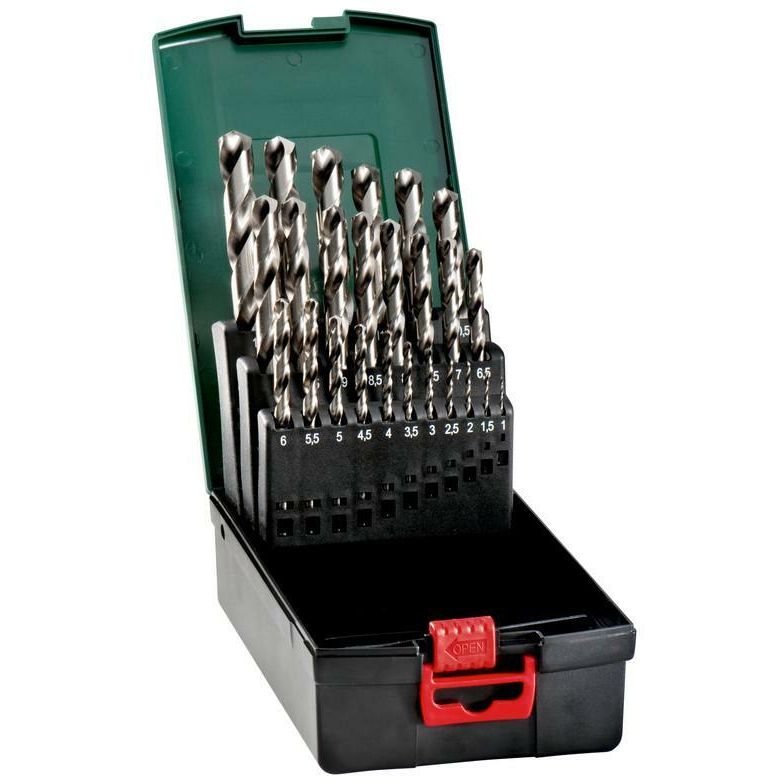 Metabo 19 Piece HSS Drill Bit Set