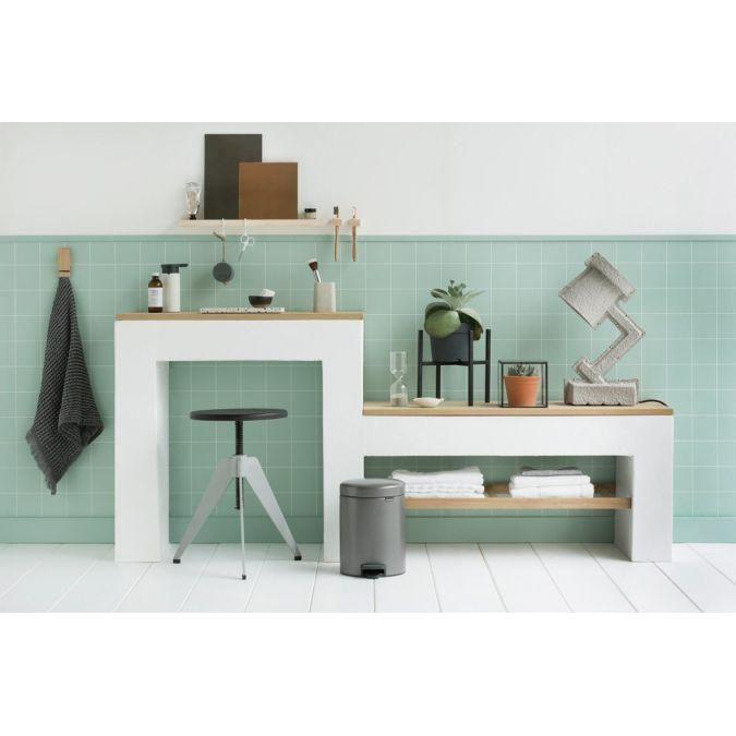 Brabantia Newicon Pedal Bin - 5L - Platinum