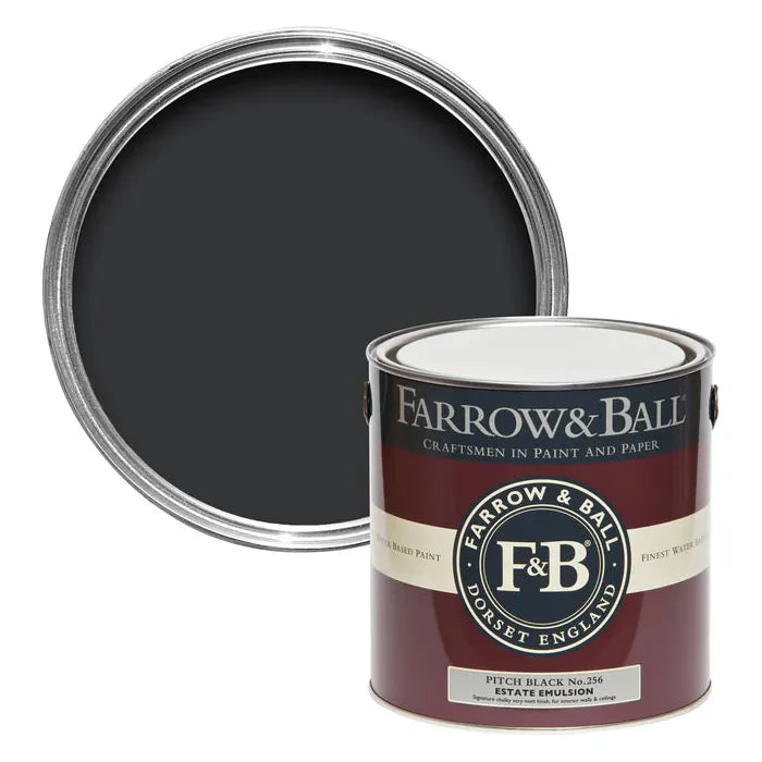Farrow & Ball Pitch Black Paint 256