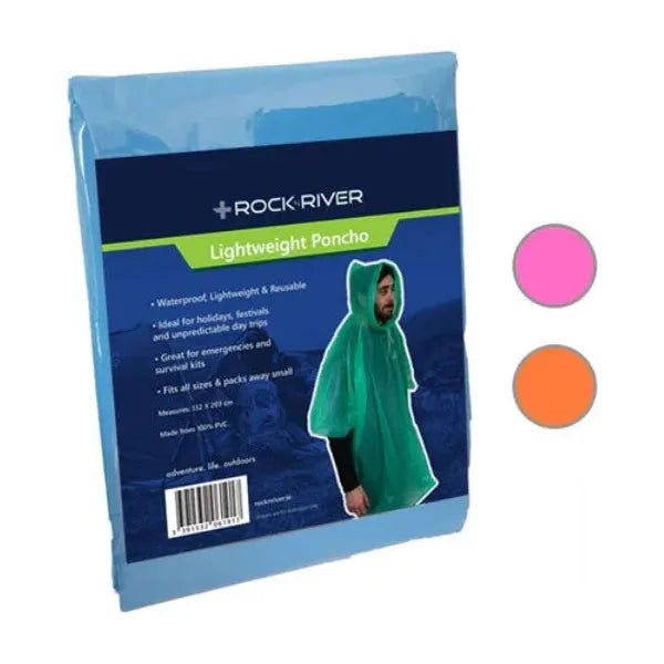 Rock N River Lightweight Emergency Poncho - Unisex