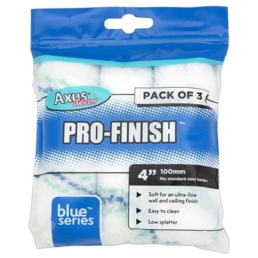 Axus Decor Pro-Finish Mini Roller - 4inch | 3 Packs