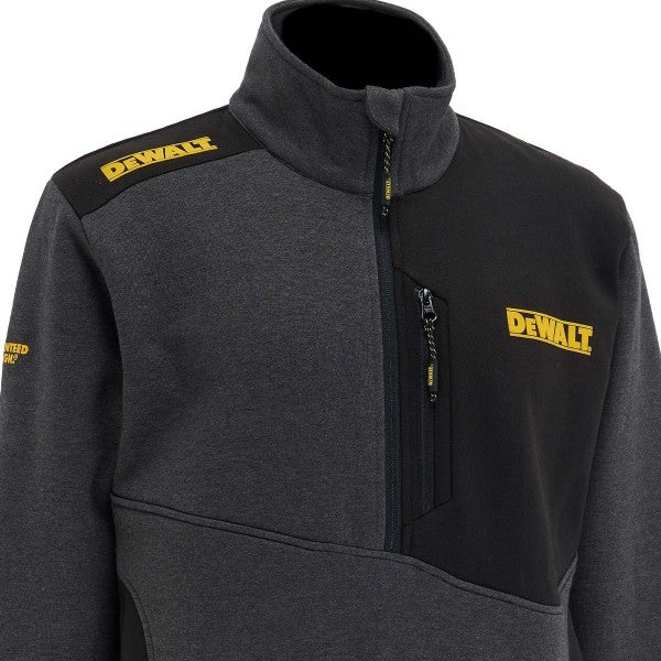DeWalt Redland Utility 1/4 Zip Sweatshirt | Grey/Black