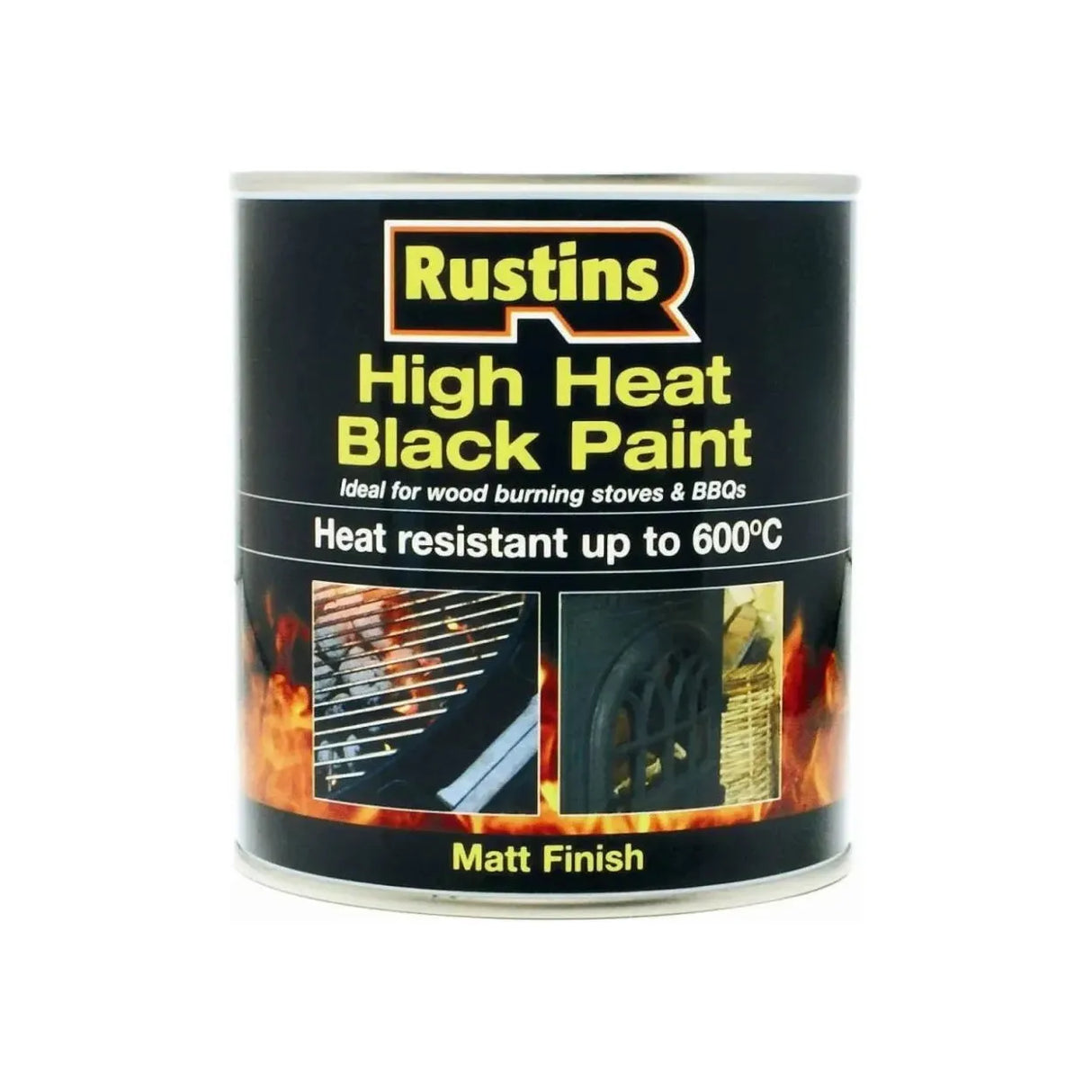 Rustins High Heat Black Paint