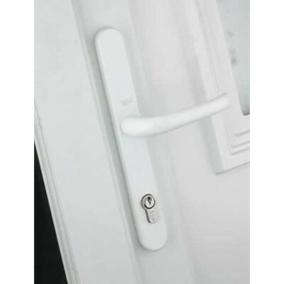 Yale Essentials Long Backplate Door Handle | White