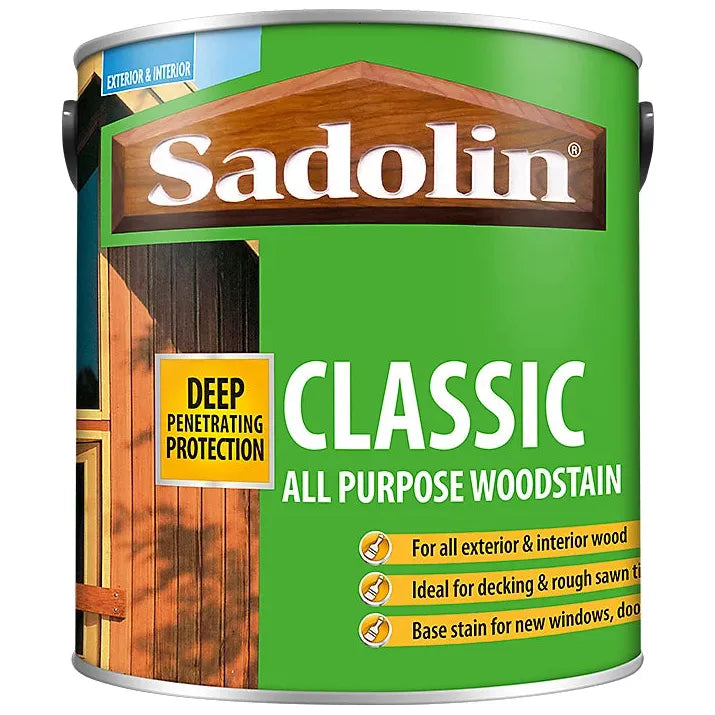 Sadolin Classic All Purpose Woodstain - Jacobean Walnut