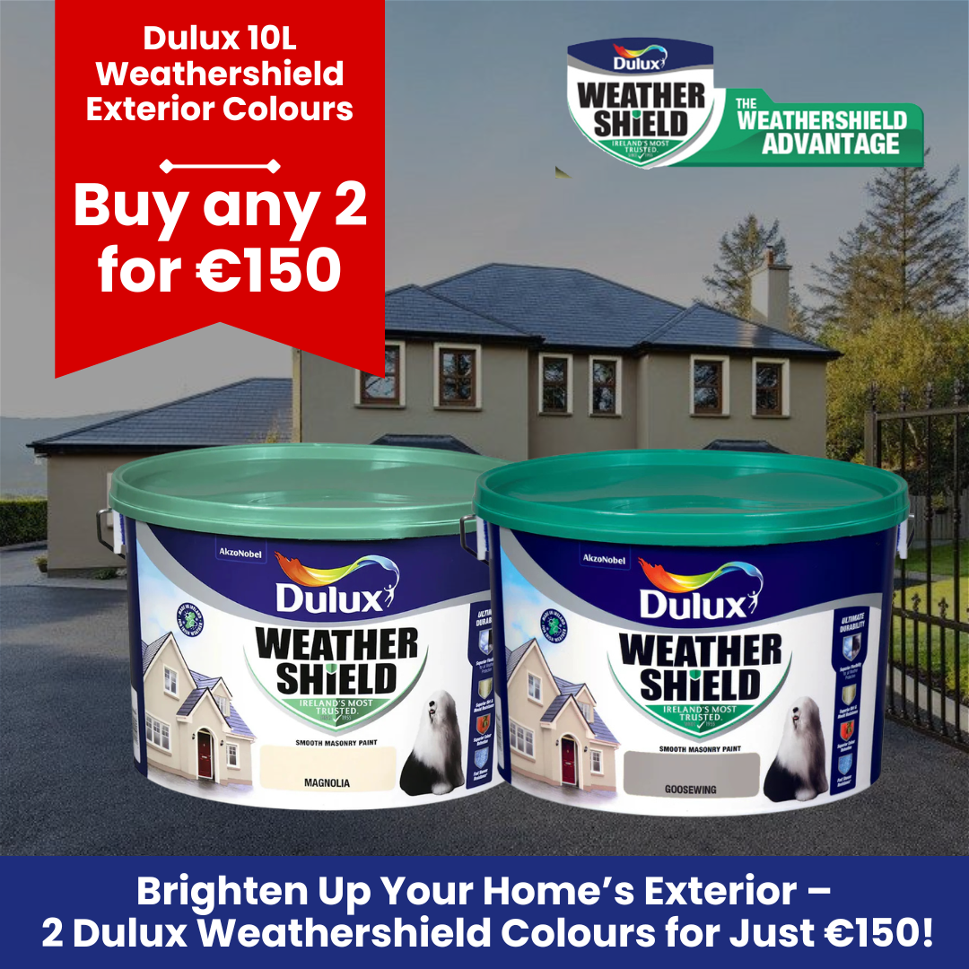 Dulux Weathershield Colour Paint - 10L| 2 for €150