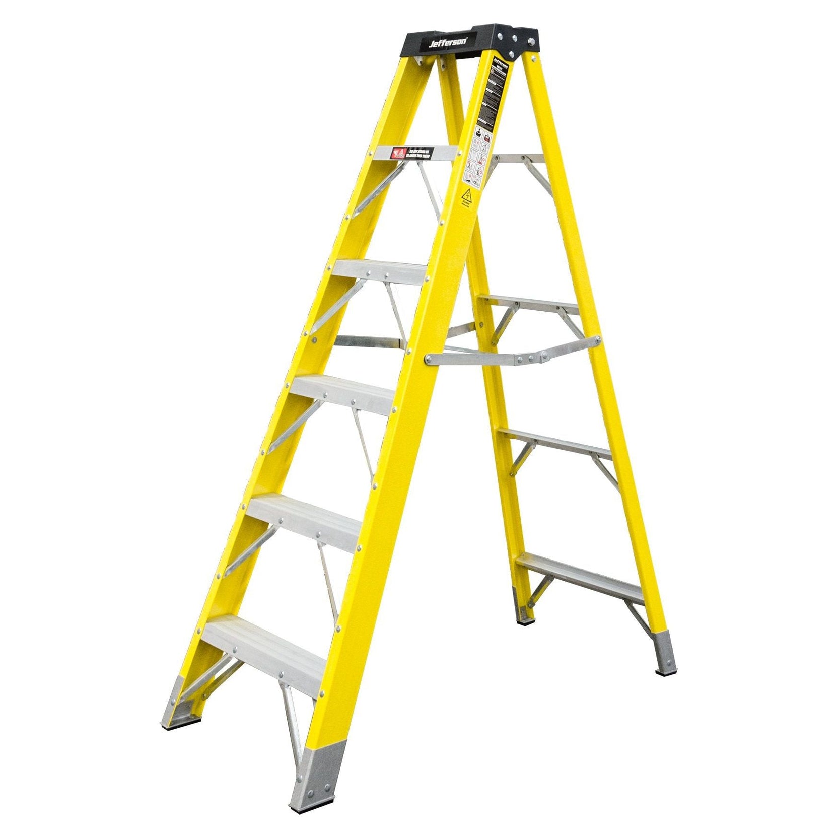 Jefferson Ladder - 6 - Tread Fibreglass