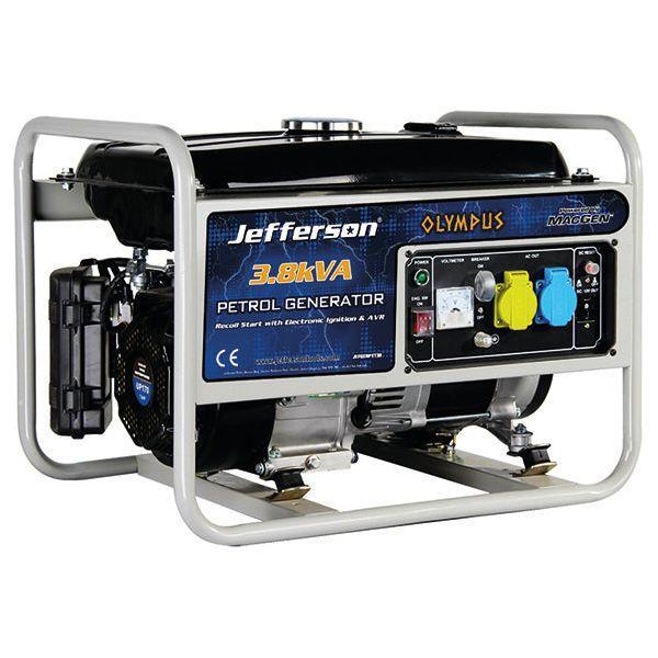 Jefferson Generator - 3.8Kva 7Hp Petrol -