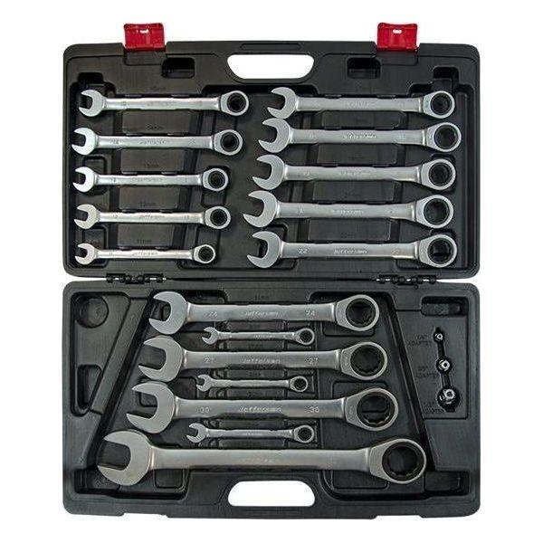 Jefferson Ratchet Spanner Set mm 20PC Combi