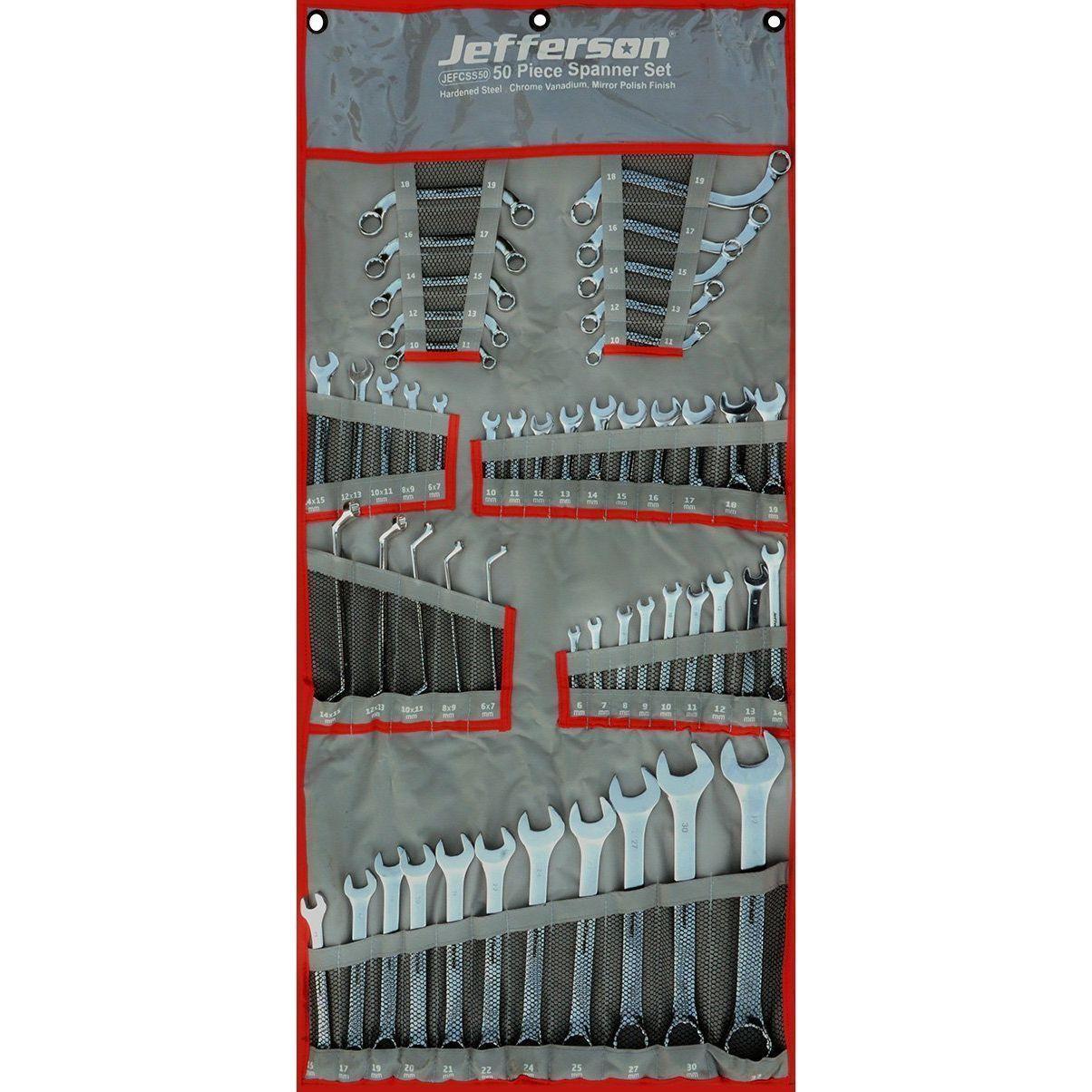 Jefferson Spanner Set mm 50PC Combi