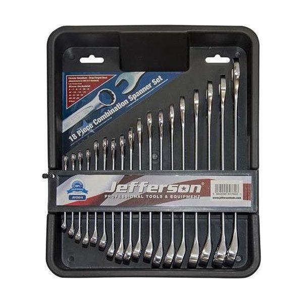 Jefferson Spanner Set mm 18PC Combi 6 - 24mm