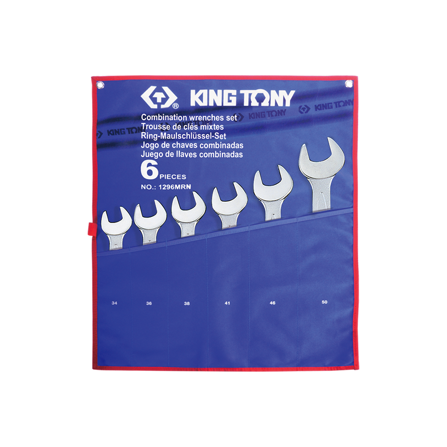 King Tony Spanner Set Comb mm 6PC Jumbo 34-50mm