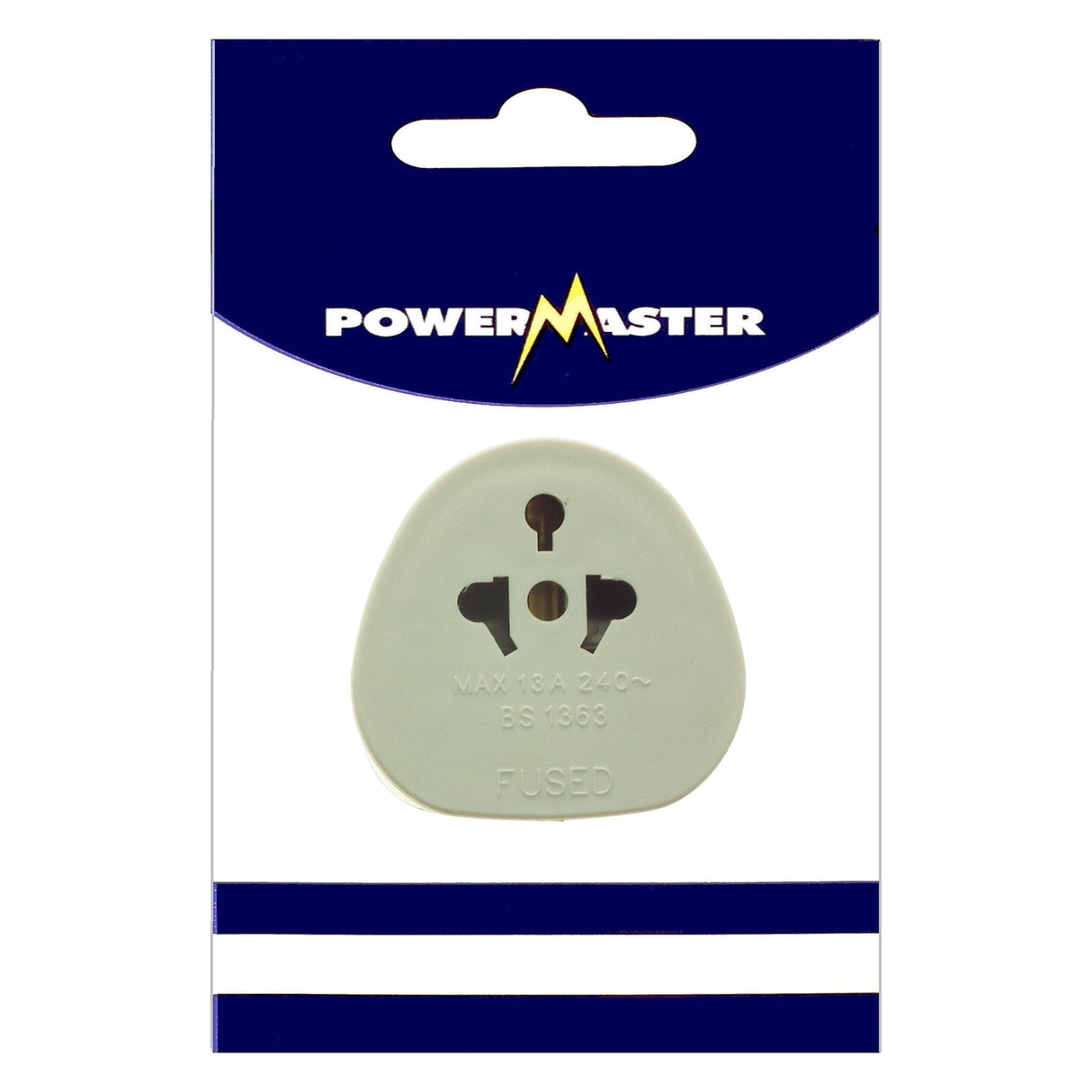 Powermaster Visitor Adaptor 2 Pin to 3 Pin Adaptor