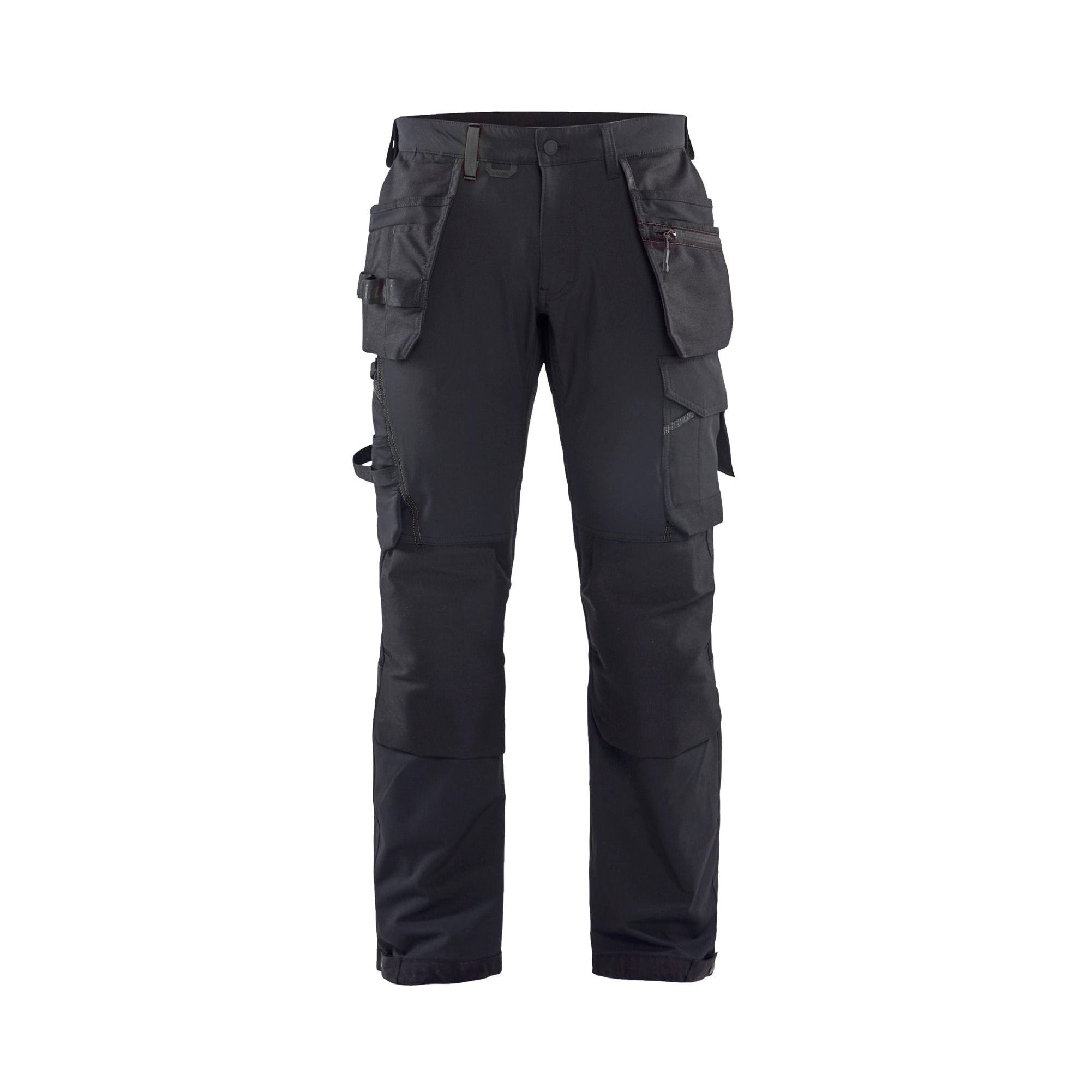 Blaklader 1522 Craftsman Trousers 4-Way Stretch Black/Grey