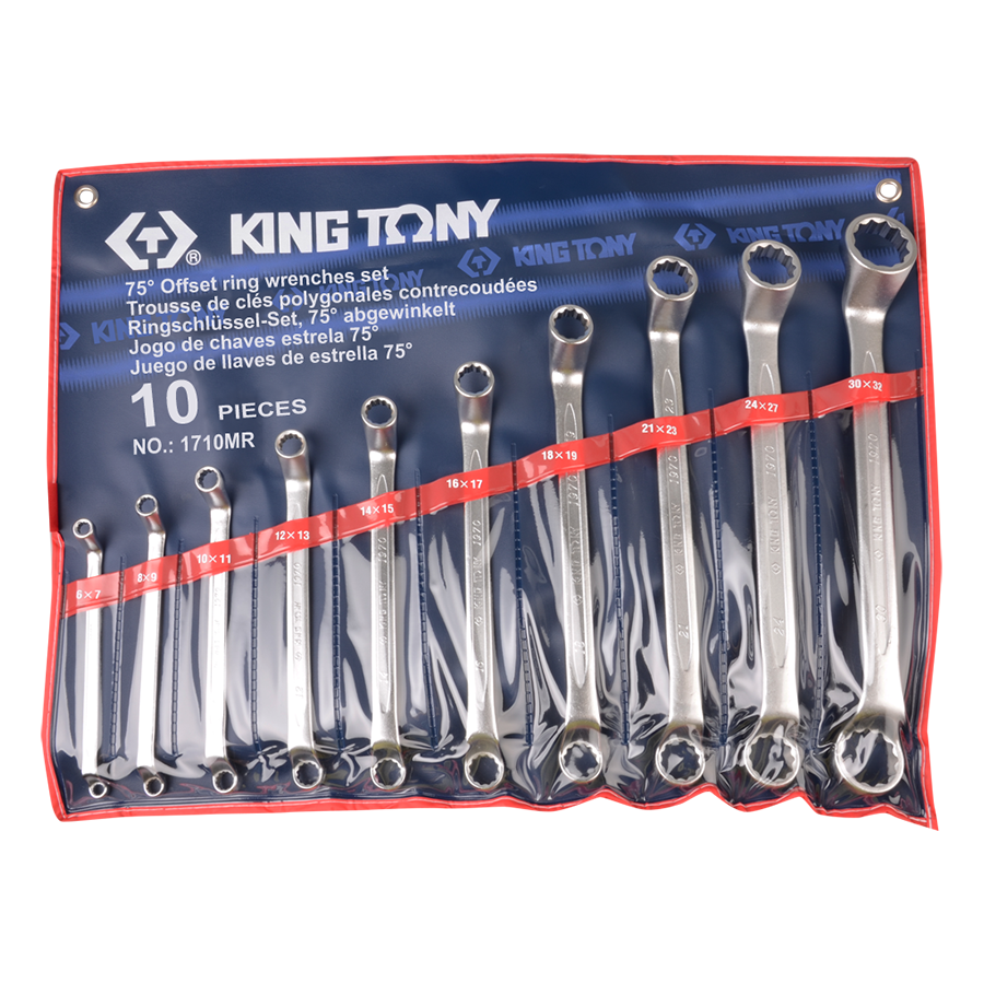 King Tony Spanner Set-mm Ring10PC