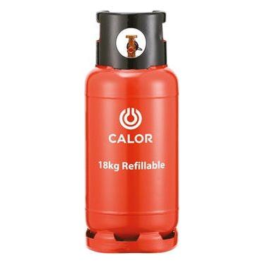 Calor Propane Gas Refill 18kg Forklift Red Cylinder