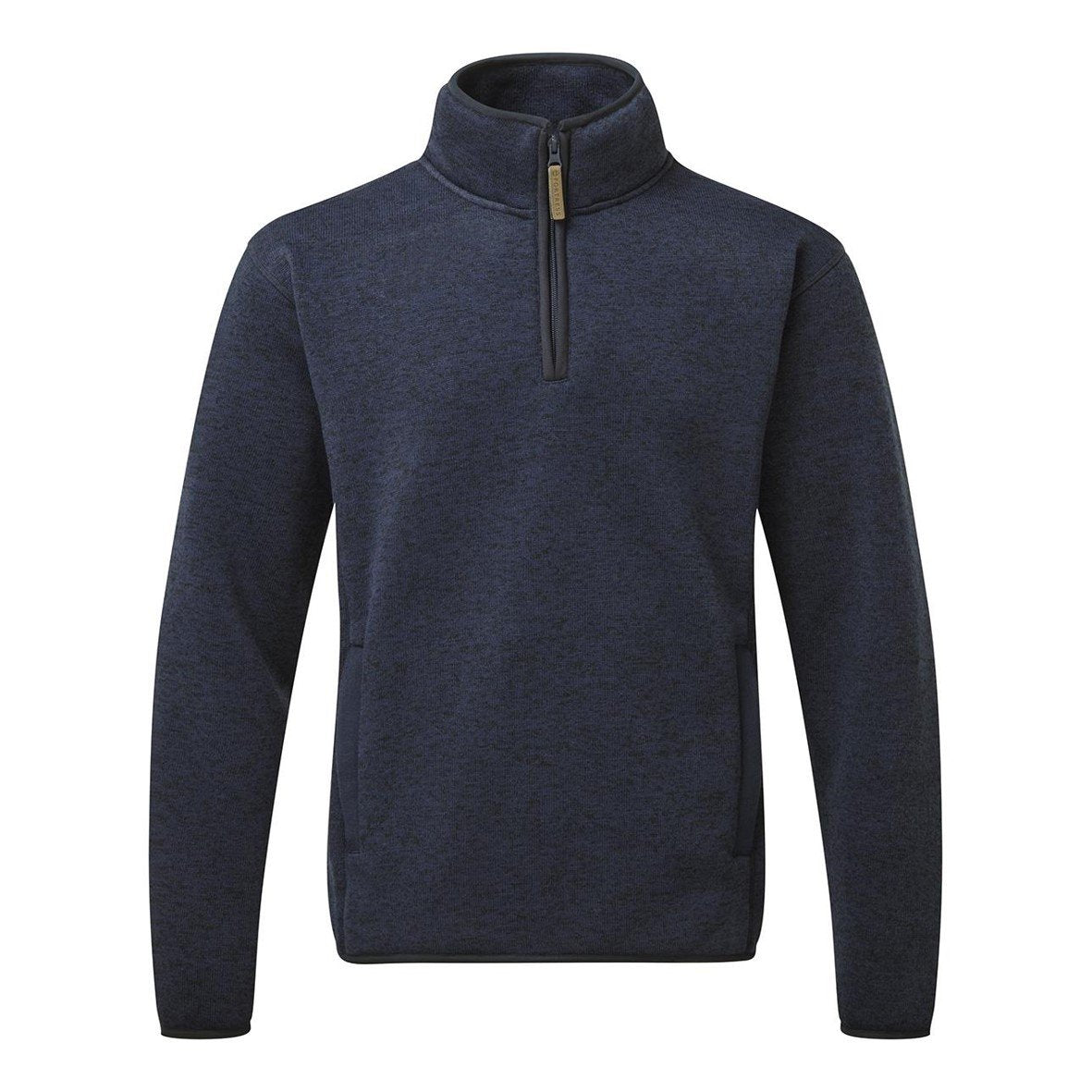 238 FORTRESS EASTON 1/4 ZIP SWEATER NAVY AT TED JOHNSONS