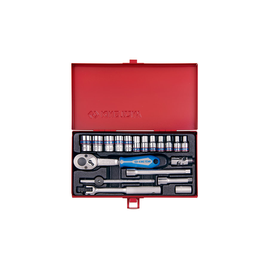 King Tony Socket Set-14D 19PC Hex