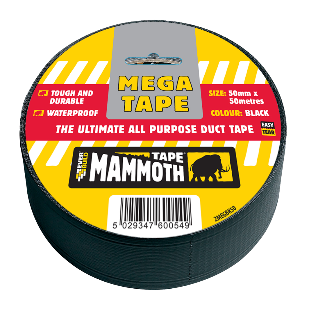 Duct Tape 50mm X 50M White Mega