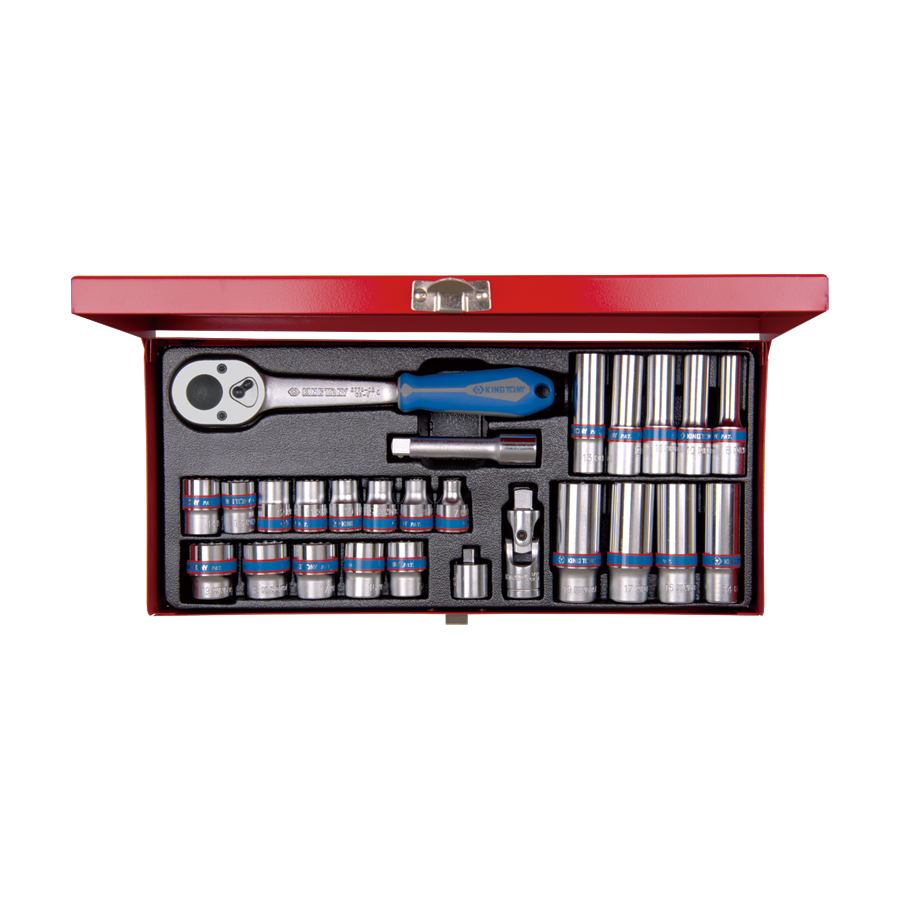 King Tony Socket Set-38D 26PC Long&Short