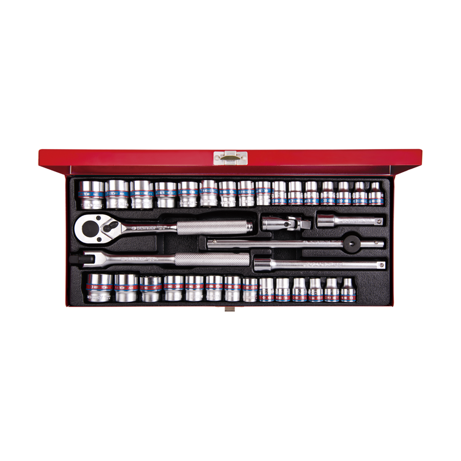 King Tony Socket Set-38D AF/mm 36PC