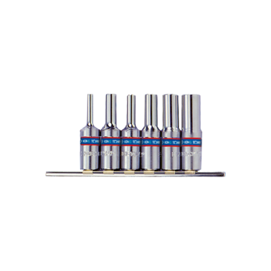 King Tony Torx E-Socket Set-38D Deep 6PC Star