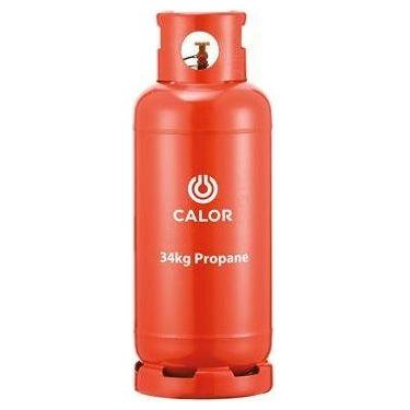 Calor Propane Gas Refill 34kg Red Cylinder