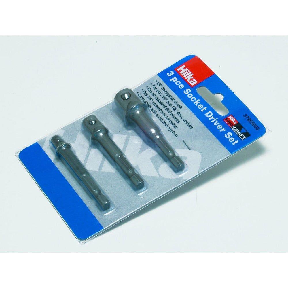 Hilka Socket Driver Set - 14D 38D 12D 3PC