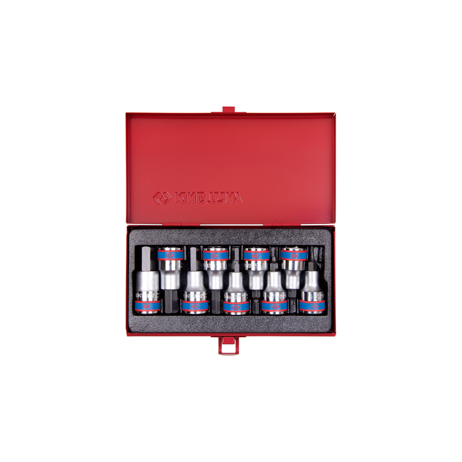 King Tony 4110PR Hex Socket Set 1/2D 9pc