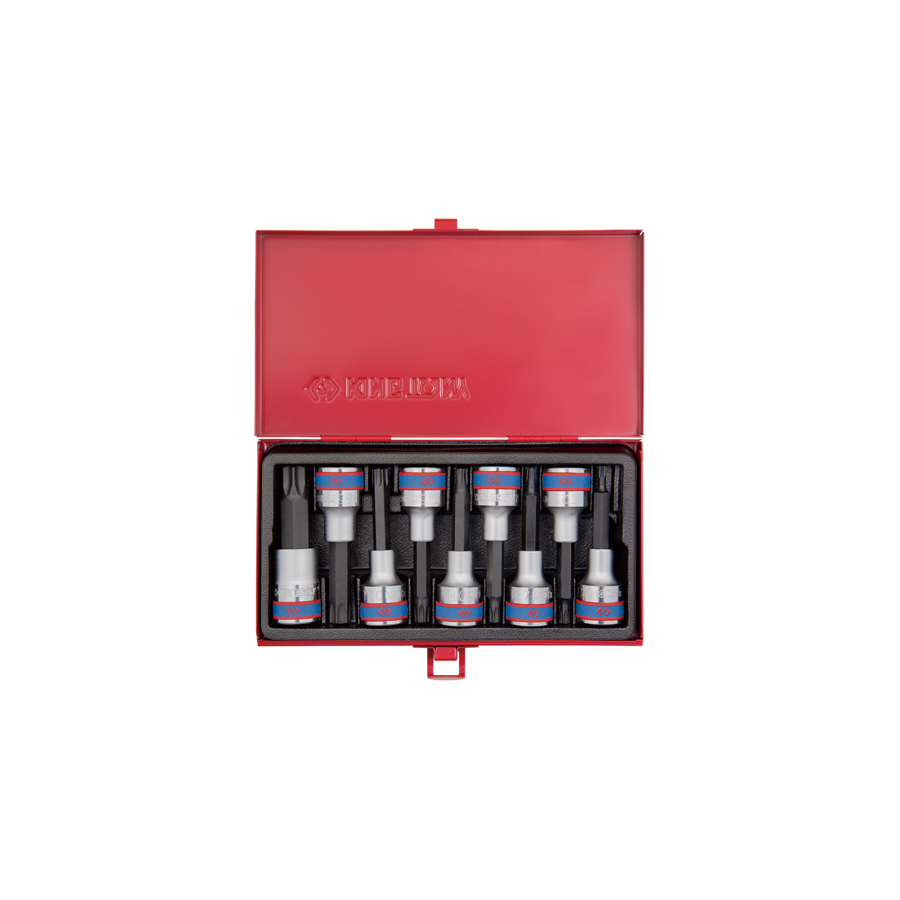 King Tony Torx Bit Set-12D Long 9PC