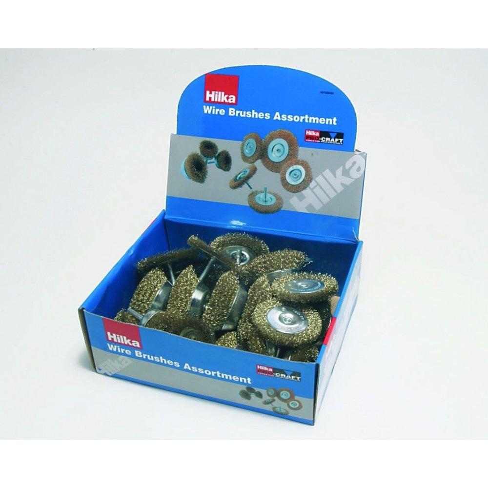 Hilka Wire Brush Wheel - Drill