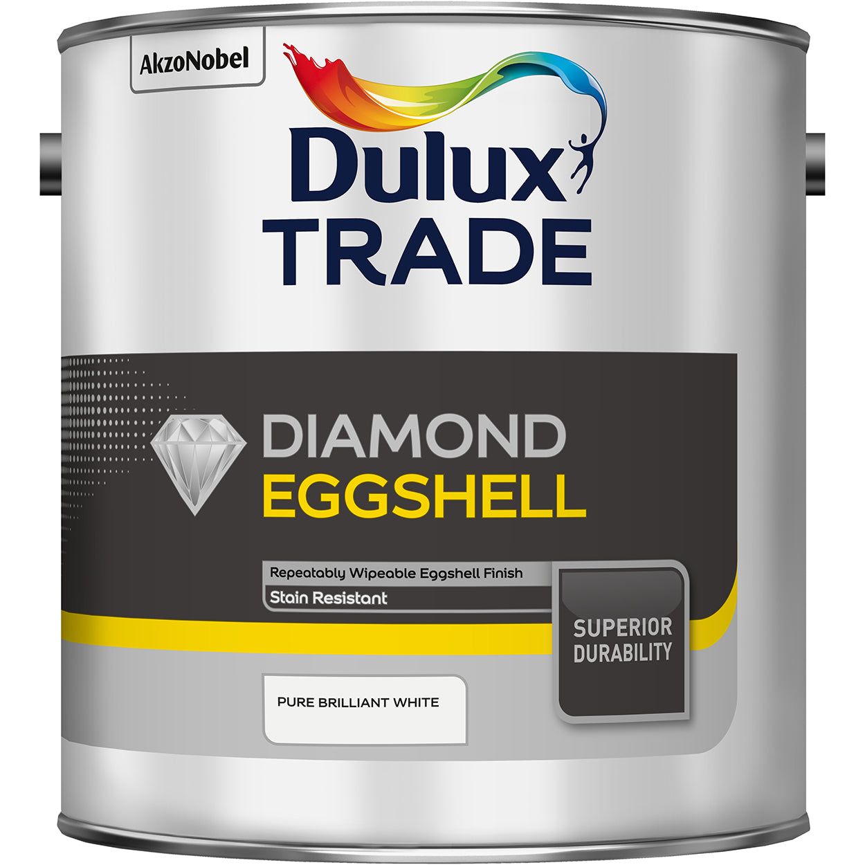 Dulux Diamond Eggshell Brilliant White 2.5L