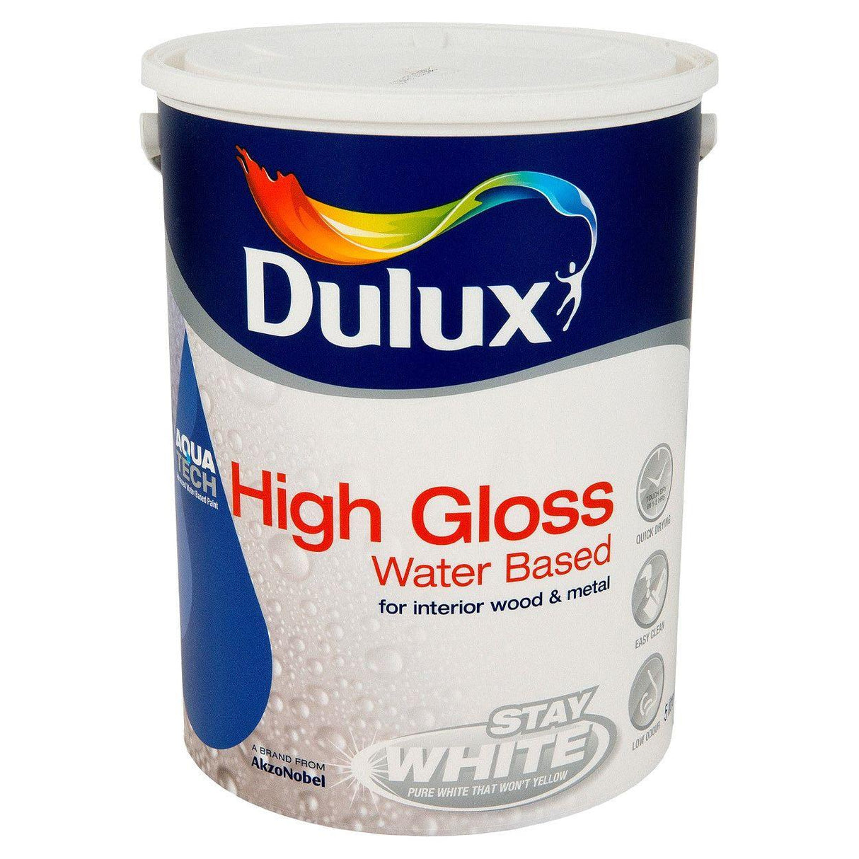 Dulux High Gloss Brilliant White Wb 5L