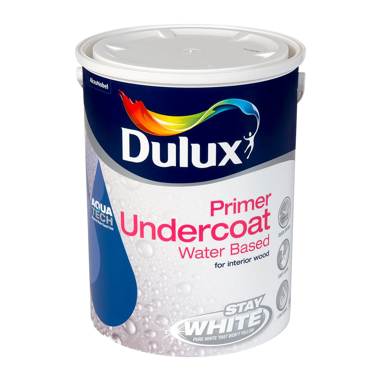 Dulux Undercoat Brilliant White Wb 5L