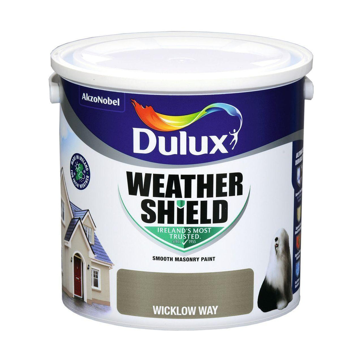 Dulux Weathershield Wicklow Way Masonry Paint - 2.5L