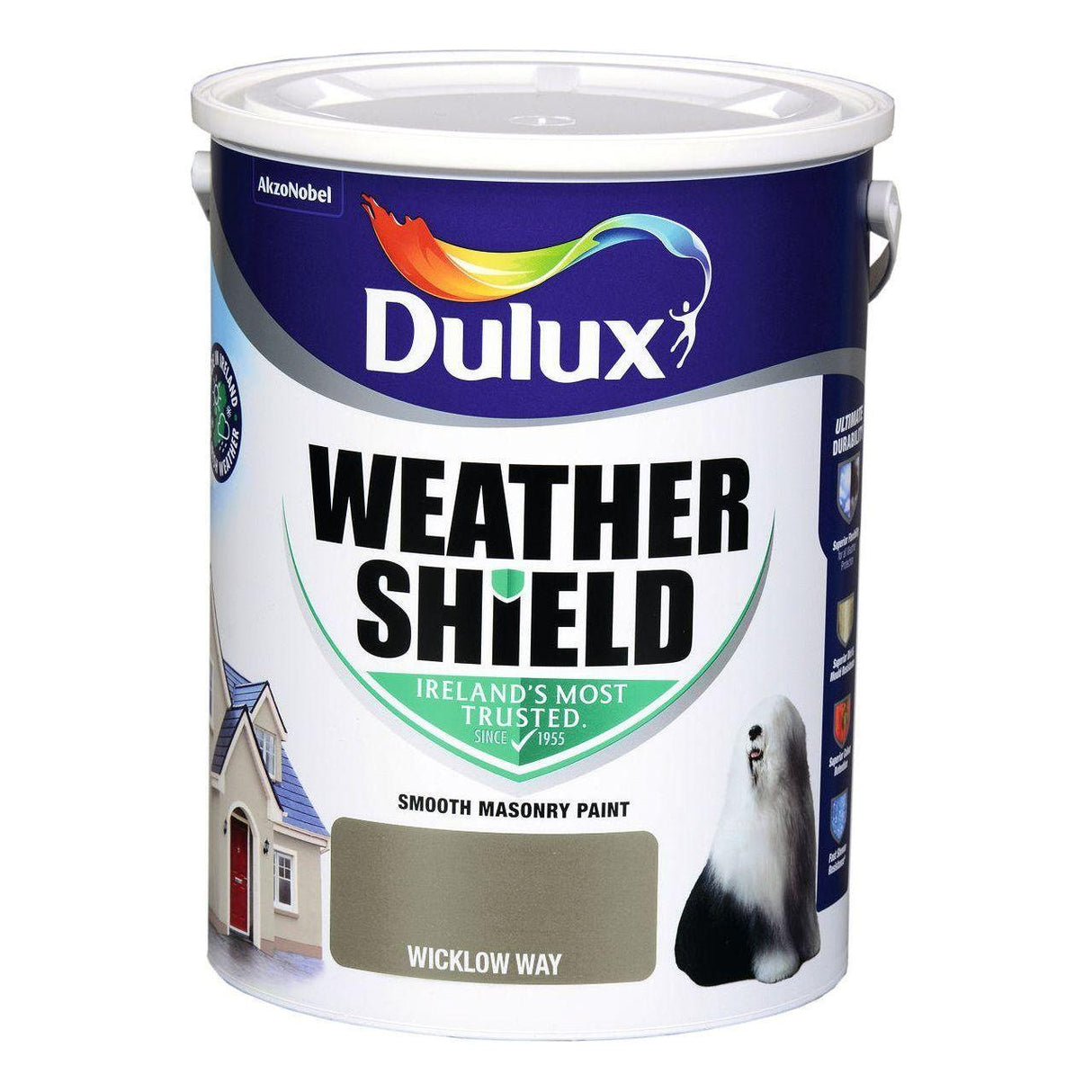Dulux Weathershield Wicklow Way Masonry Paint - 5L