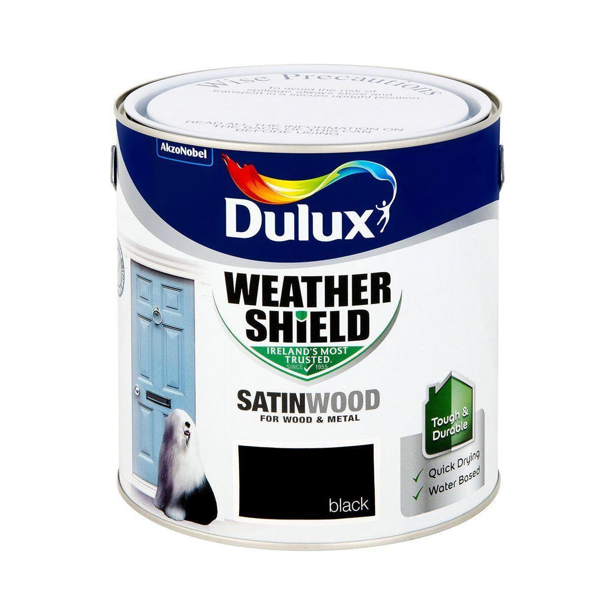 Dulux Exterior Satinwood Black 2.5L