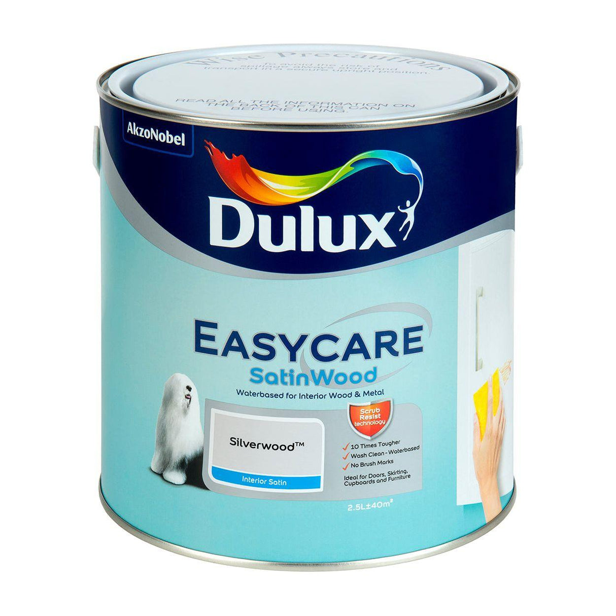 Dulux Satinwood Silverwood 2.5L