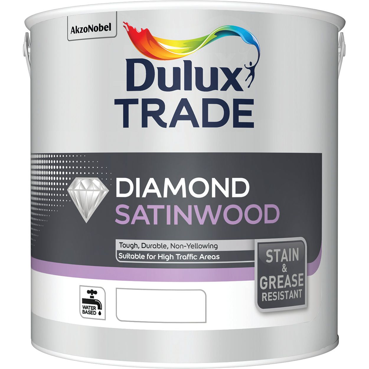 Dulux Diamond Satinwood Brilliant White 2.5L