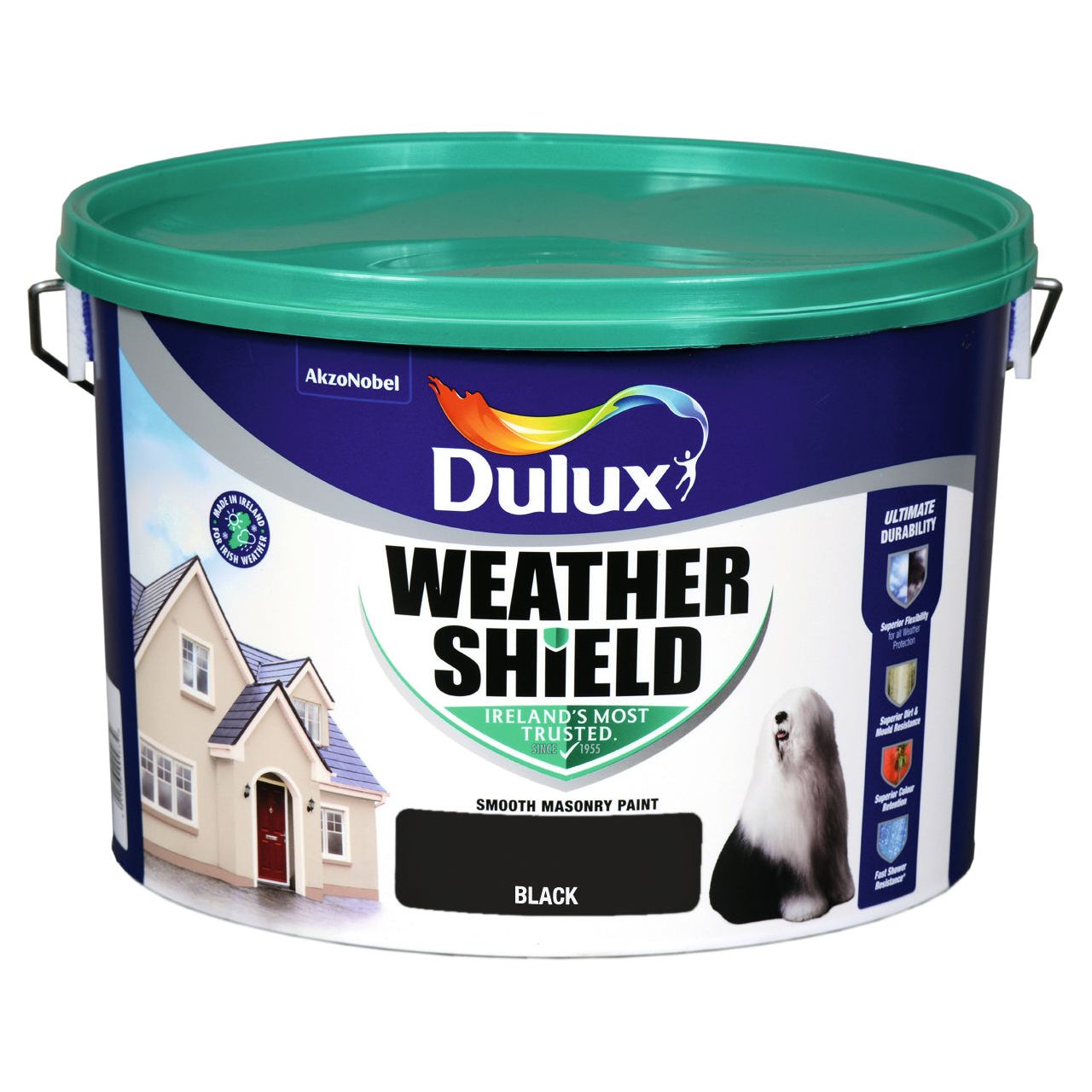 Dulux Weathershield Exterior Paint 10L Colours - 2 for €150