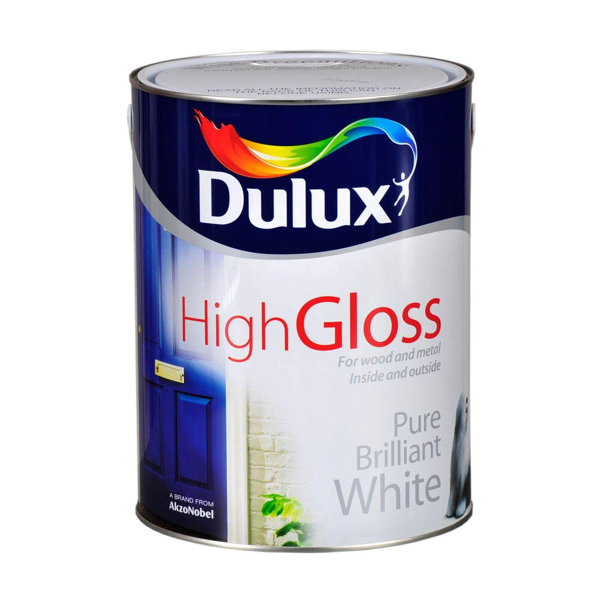 Dulux High Gloss Brilliant White 5L