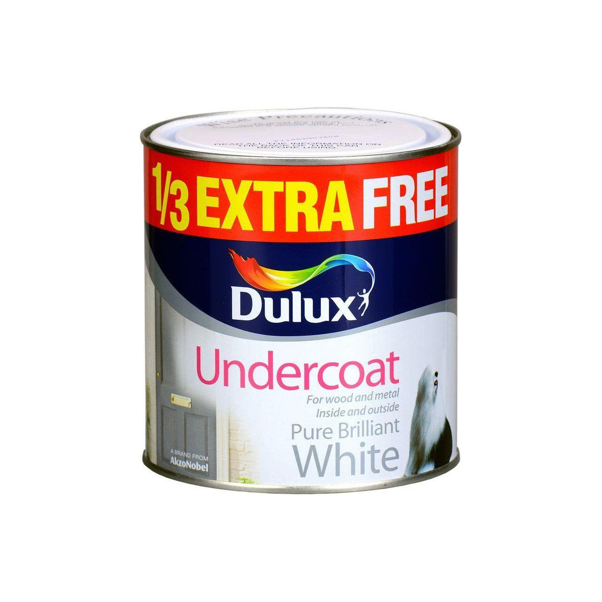 Dulux Undercoat Brilliant White 1L 33%