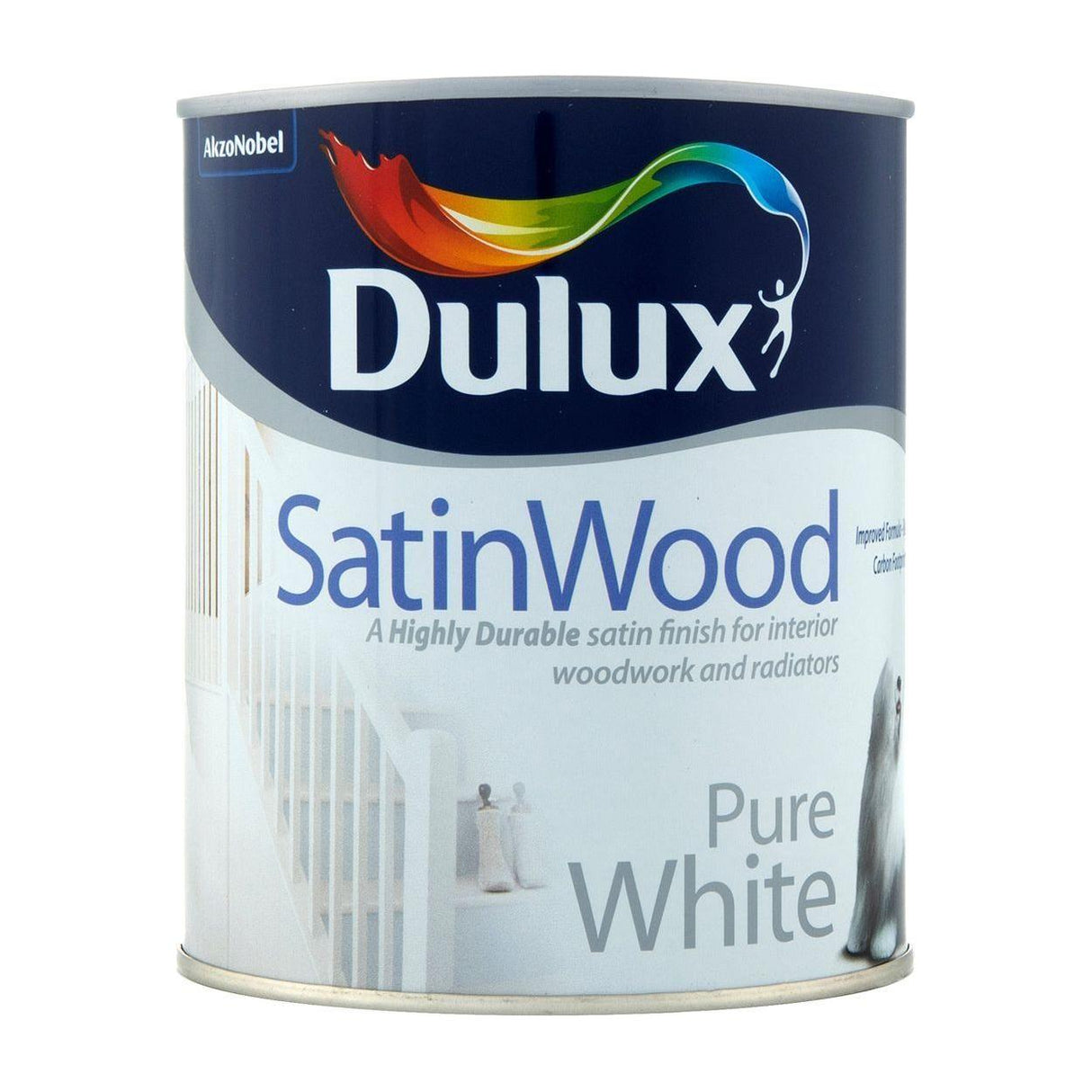 Dulux Satinwood Brilliant White 750ml