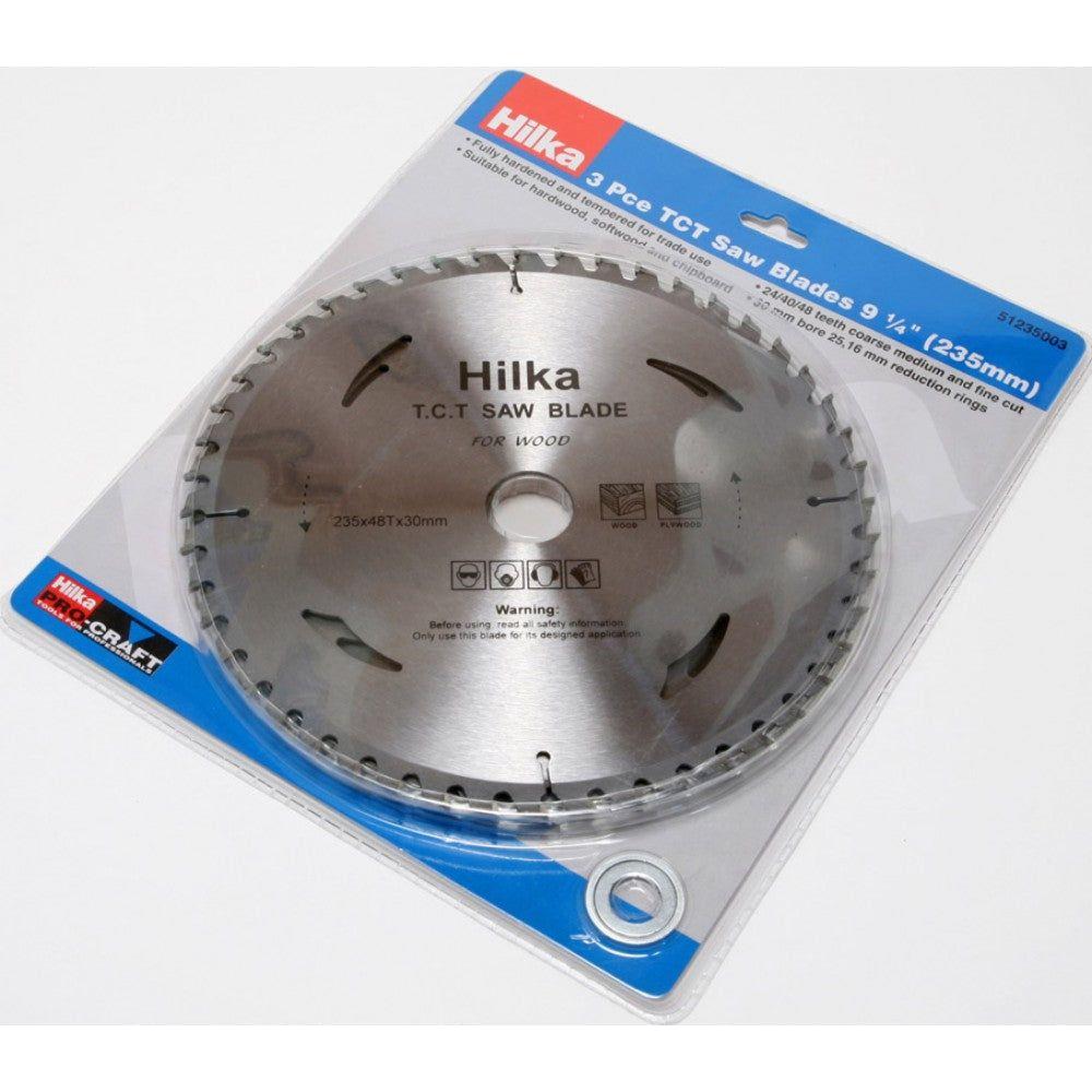 Hilka Saw Blade - TCT 235mm Pk3
