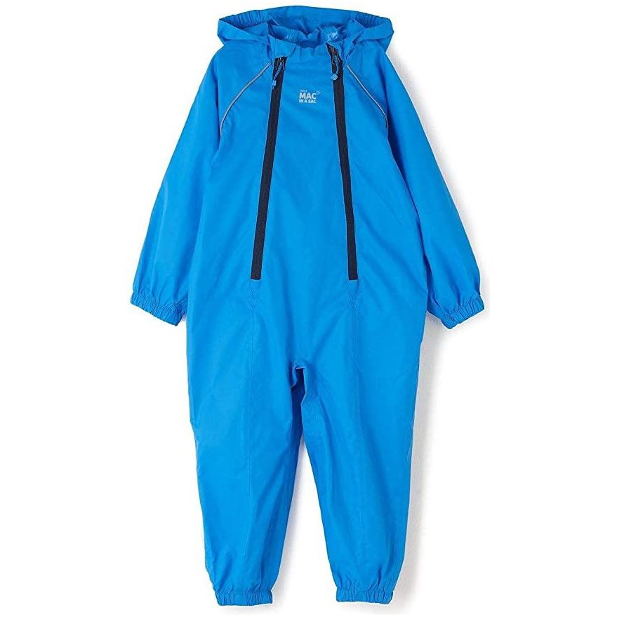 Mac In A Sac Kids Waterproof & Breathable Puddlesuit Blue