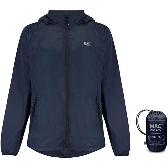 Mac In A Sac Kids Origin Waterproof & Breathable Jacket Navy